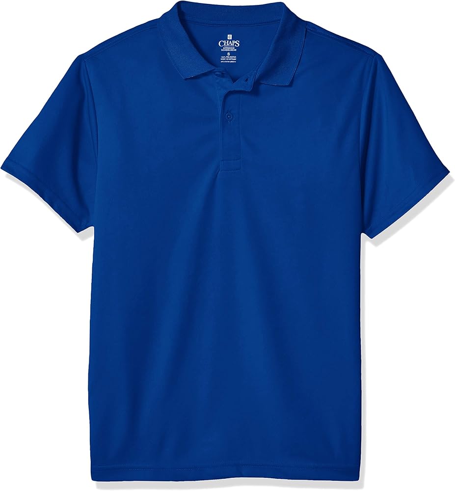 Chaps Young Men's Uniform Short Sleeve Performance Polo